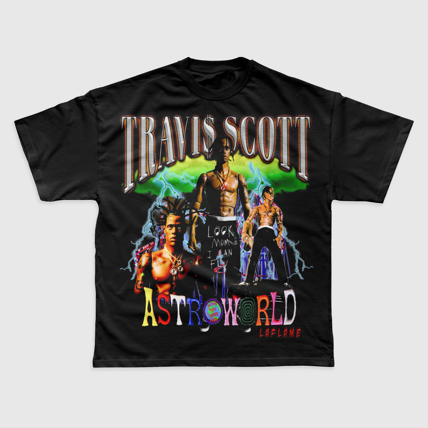 TRAVIS SCOTT ASTROWORLD RAP TEE